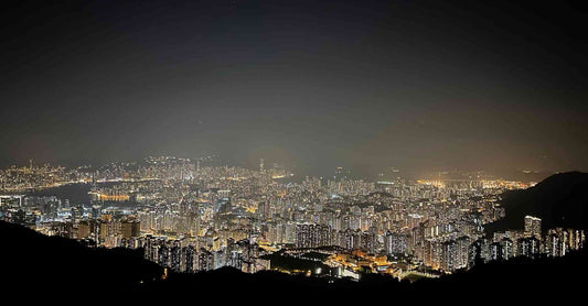 Kowloon as seen from Sha Tin Pass Road