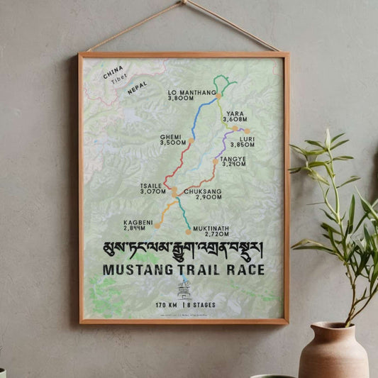 Mustang Trail Race Poster