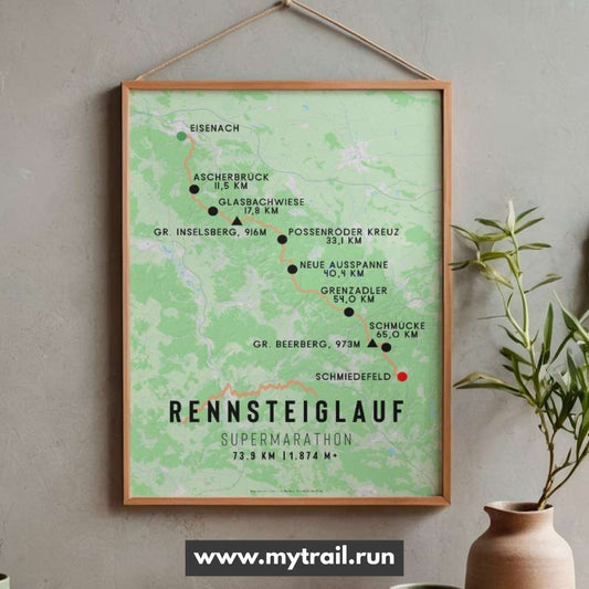 Rennsteiglauf Supermarathon Poster