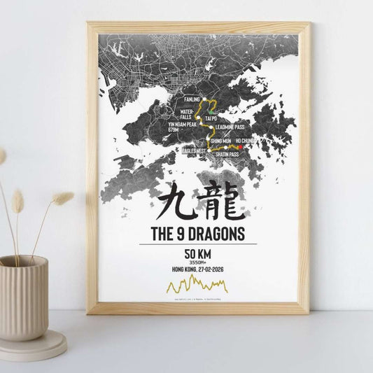9 Dragons – Das Poster zum 50-Kilometer-Rennen