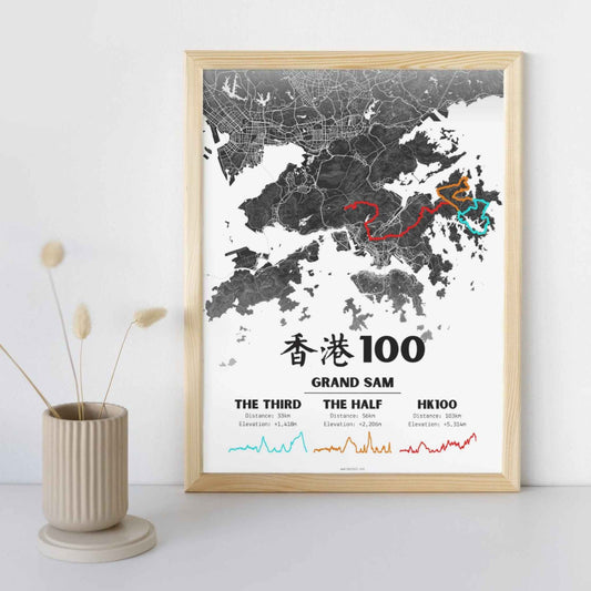 HK100 - Grand Sam - Race Poster - Small