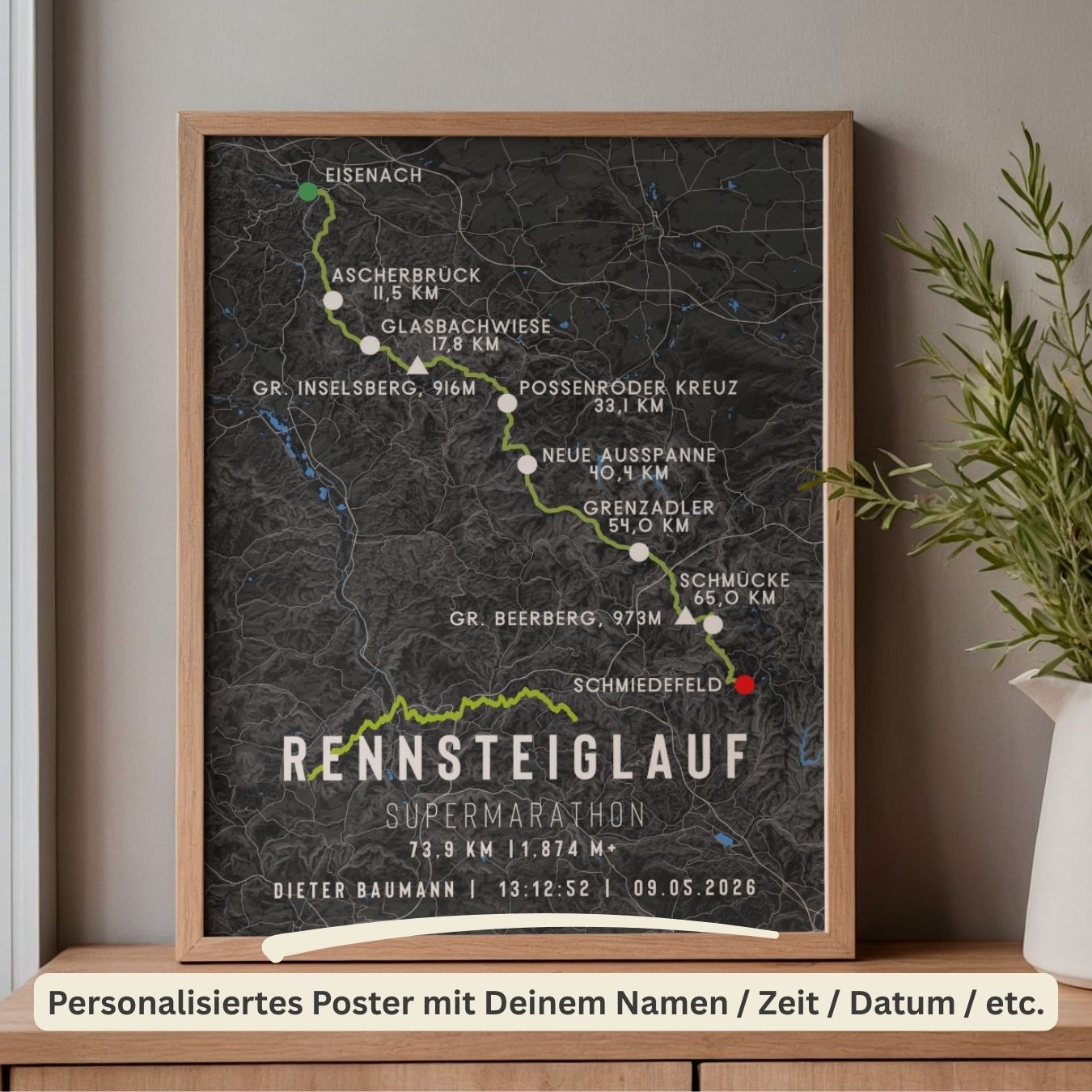 Rennsteiglauf Supermarathon Poster