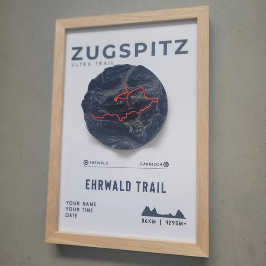 Zugspitz Ultra Trail - Ehrwald Trail 3D Relief