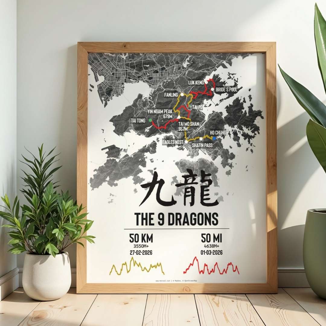 9 Dragons – Das 50/50-Rennen-Poster