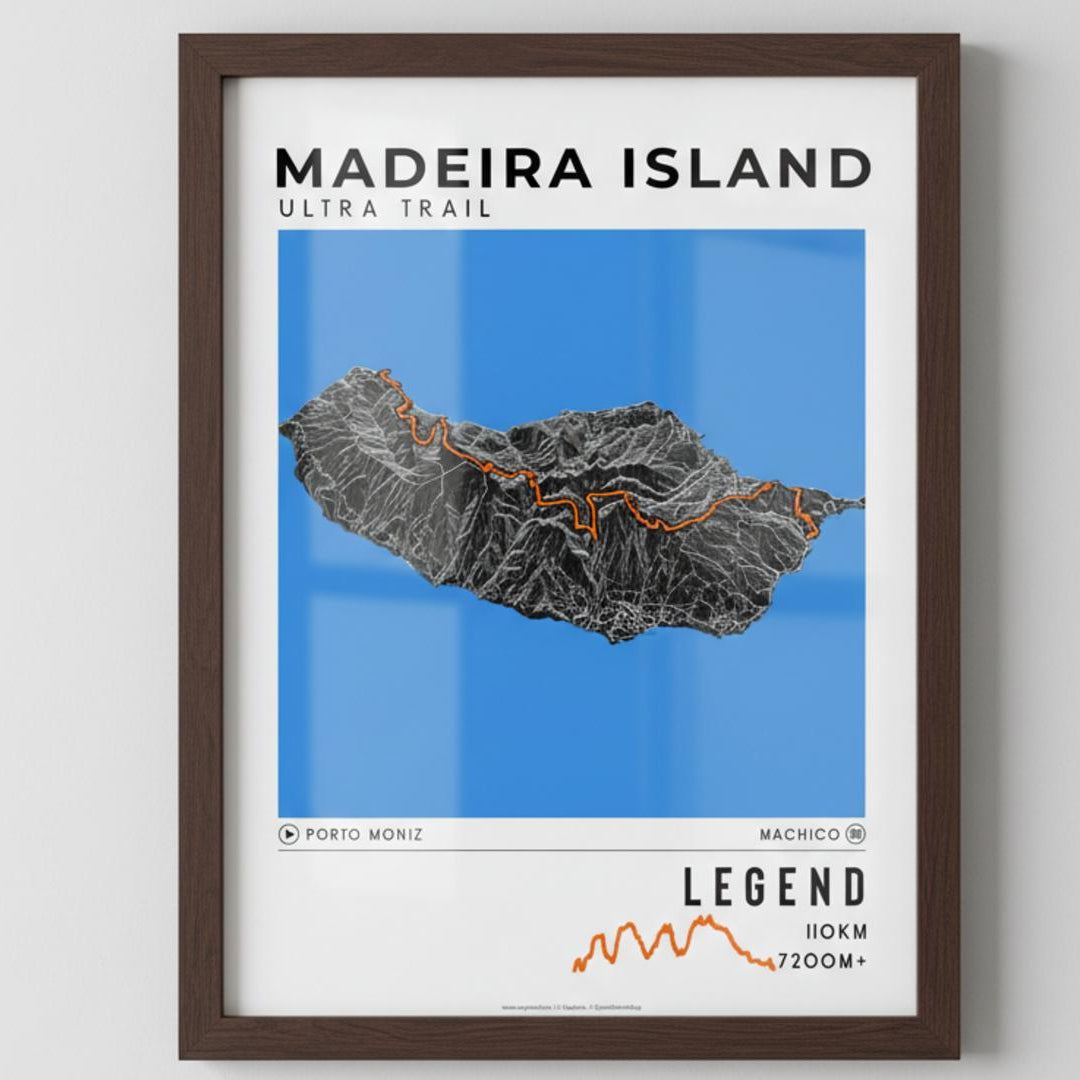 Framed Poster of Legend Madeira Island Ultra Trail Ecommerce Studio