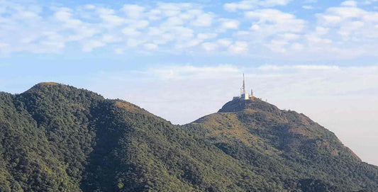 Kowloon Peak from a distance on the MacLehose Trail