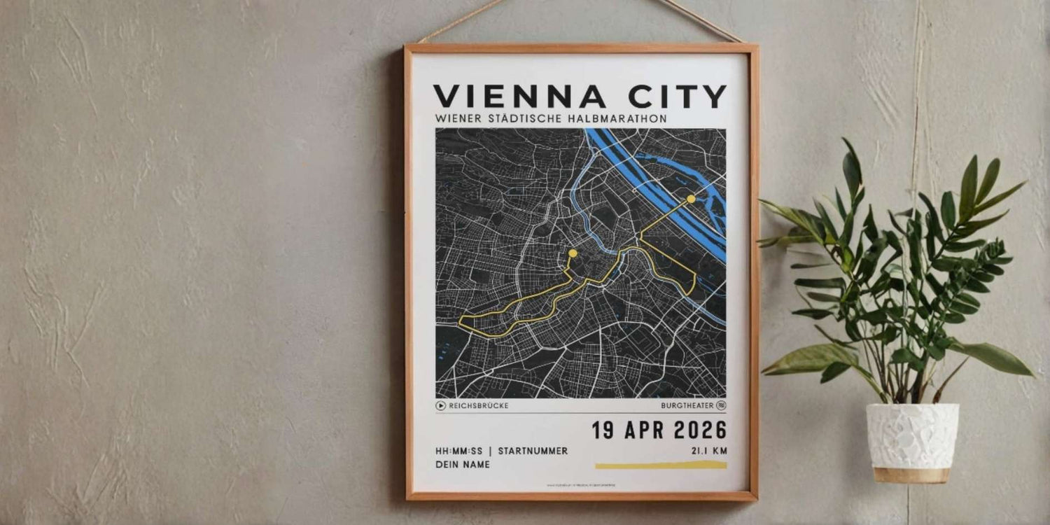 Vienna City Marathon: Das Finisher Poster zum Lauf