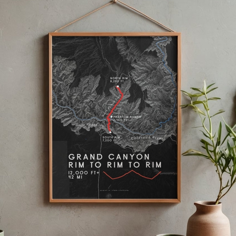 Grand Canyon - Rim to Rim to Rim Poster