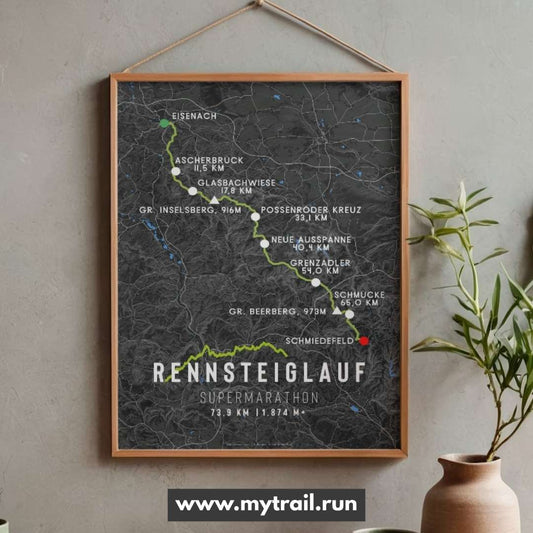 Rennsteiglauf Supermarathon Poster