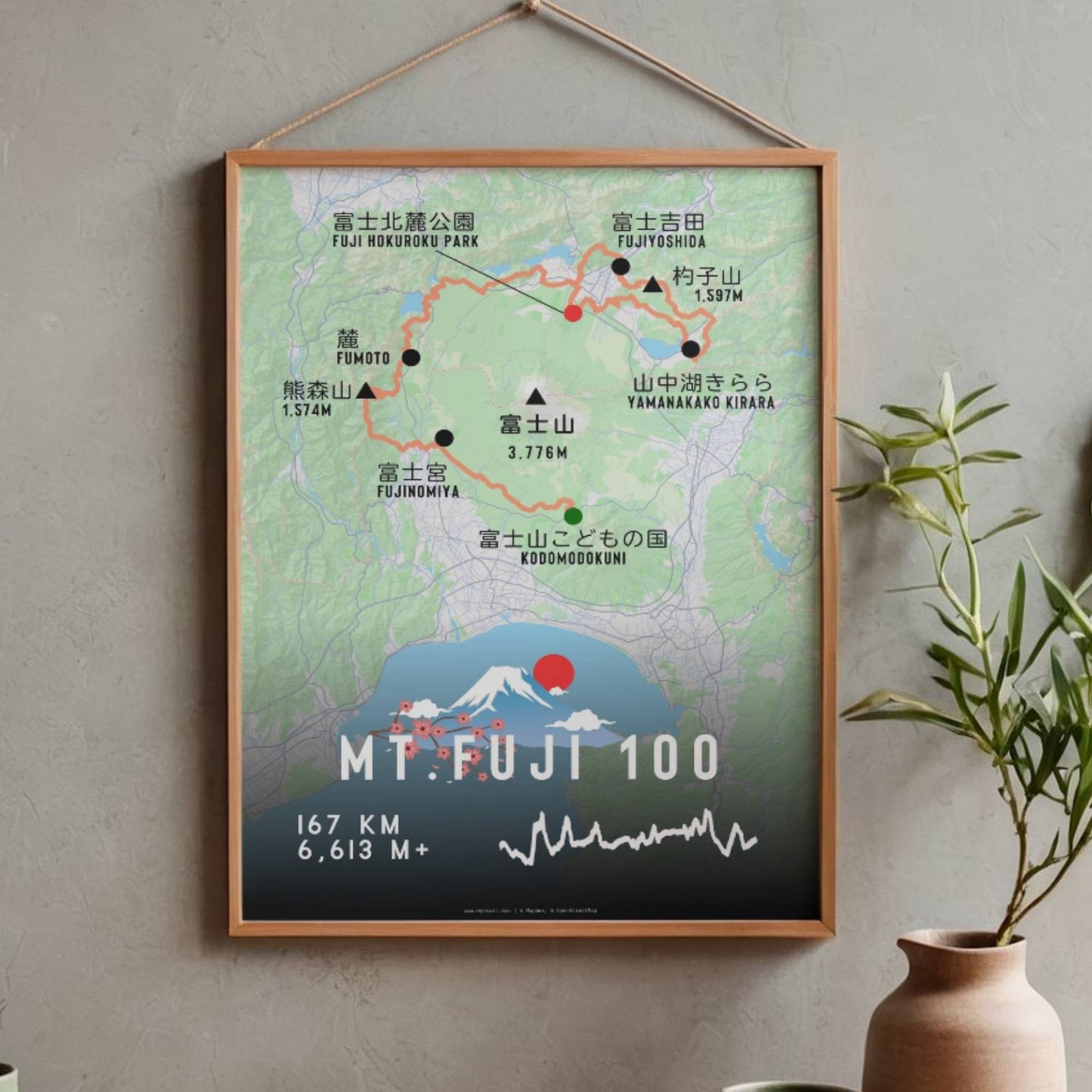 Mt. FUJI100 Race Poster