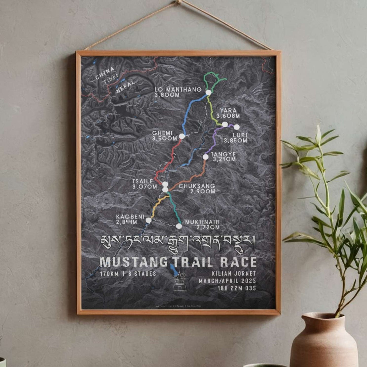 Mustang Trail Race Poster