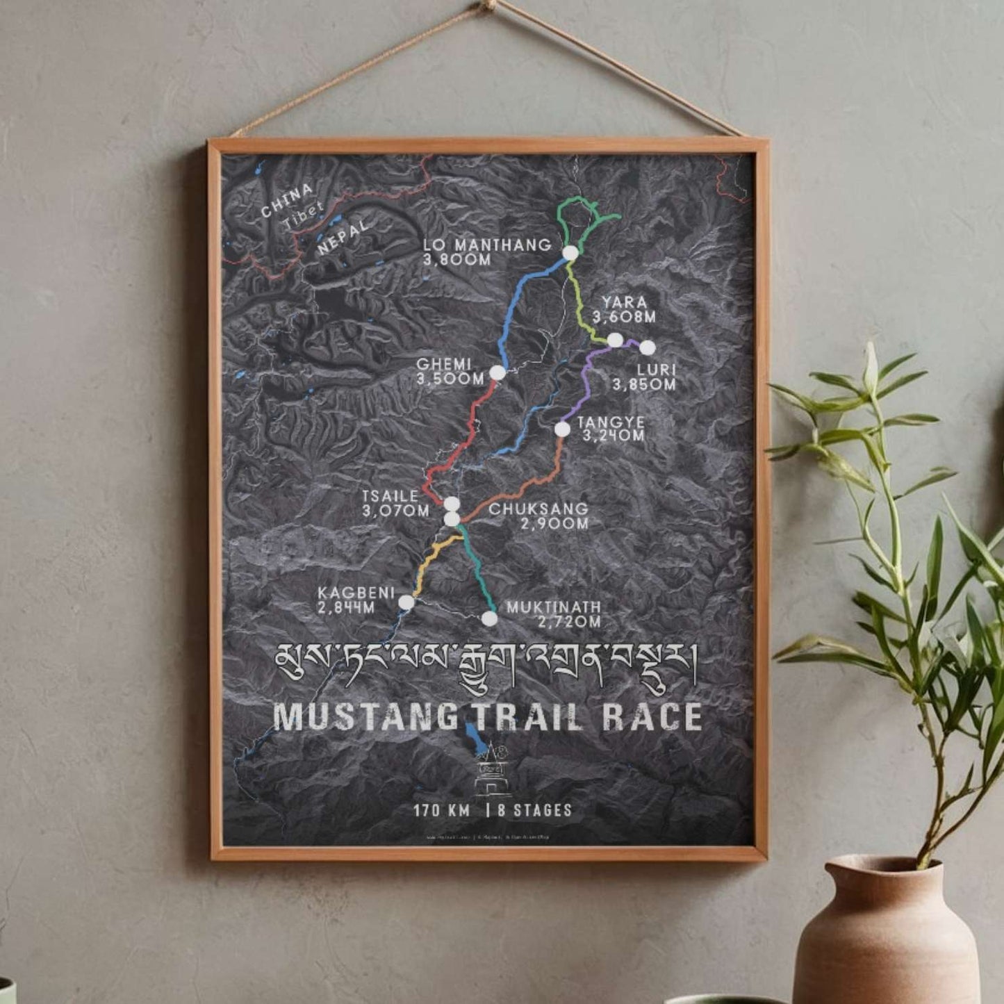 Mustang Trail Race Poster