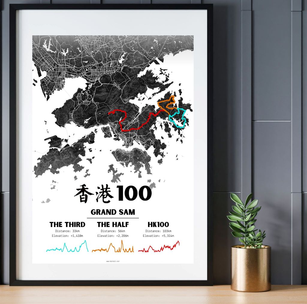 HK100 - Grand Sam - Race Poster - Large