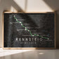 Rennsteig Trail Map Poster