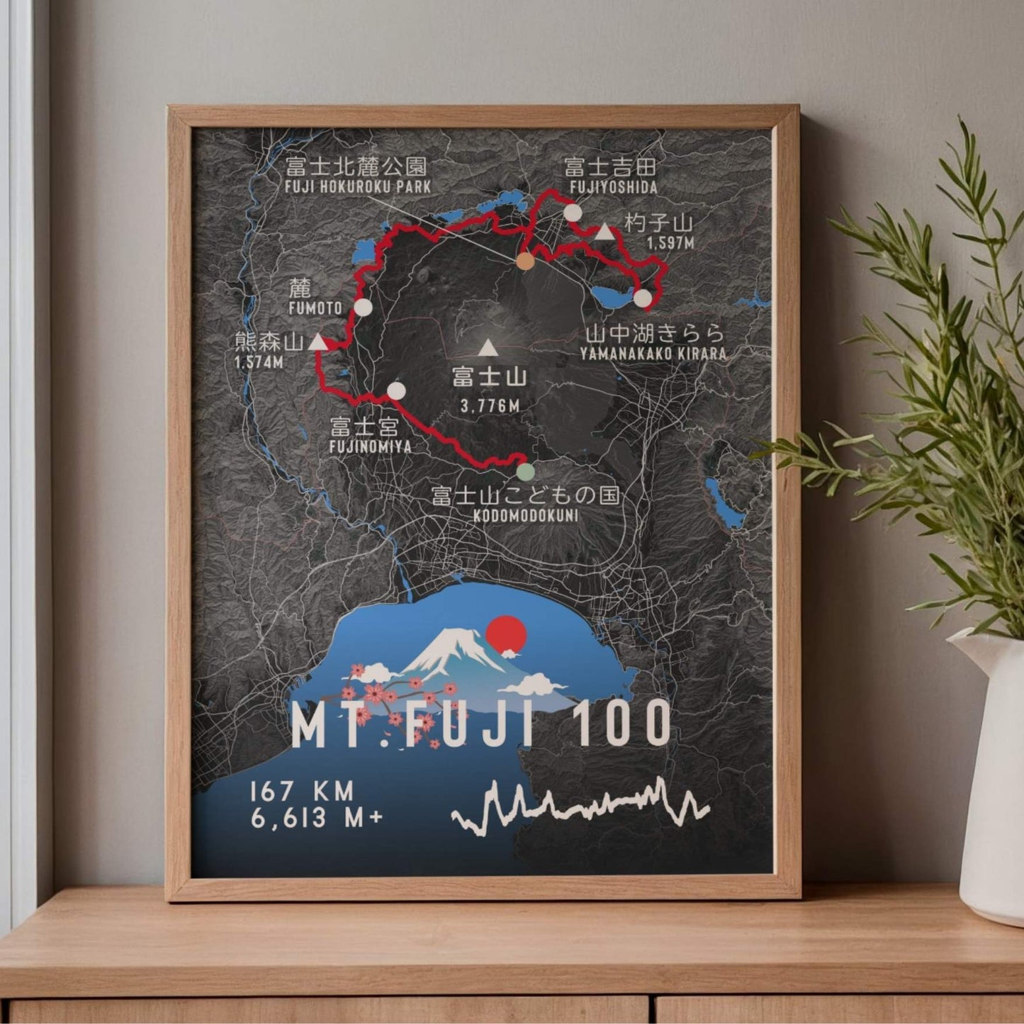 Mt. FUJI100 Race Poster