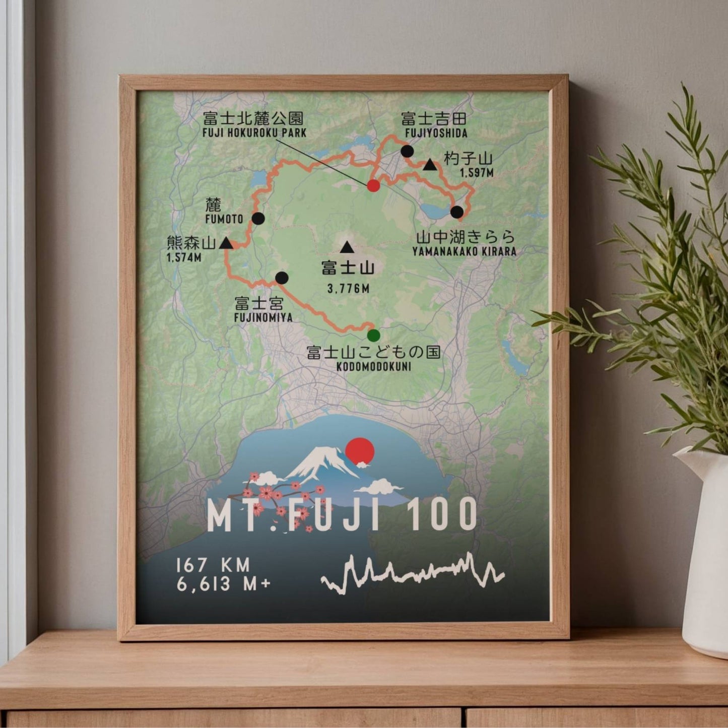 Mt. FUJI100 Race Poster