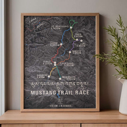 Mustang Trail Race Poster