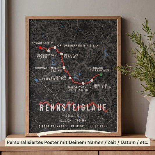Rennsteiglauf Marathon Race Poster