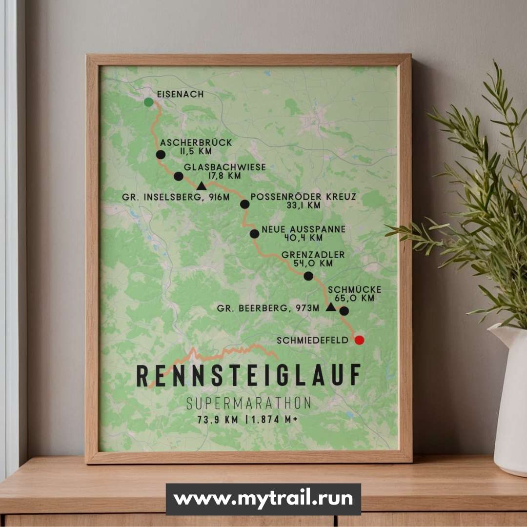 Rennsteiglauf Supermarathon Poster