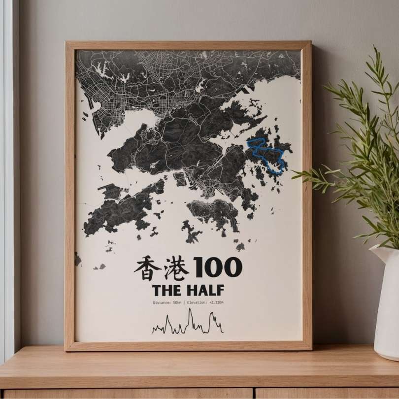 Hong Kong 100 - The Half - 香港100 | Rennplakat