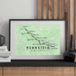 Rennsteig Trail Map Poster