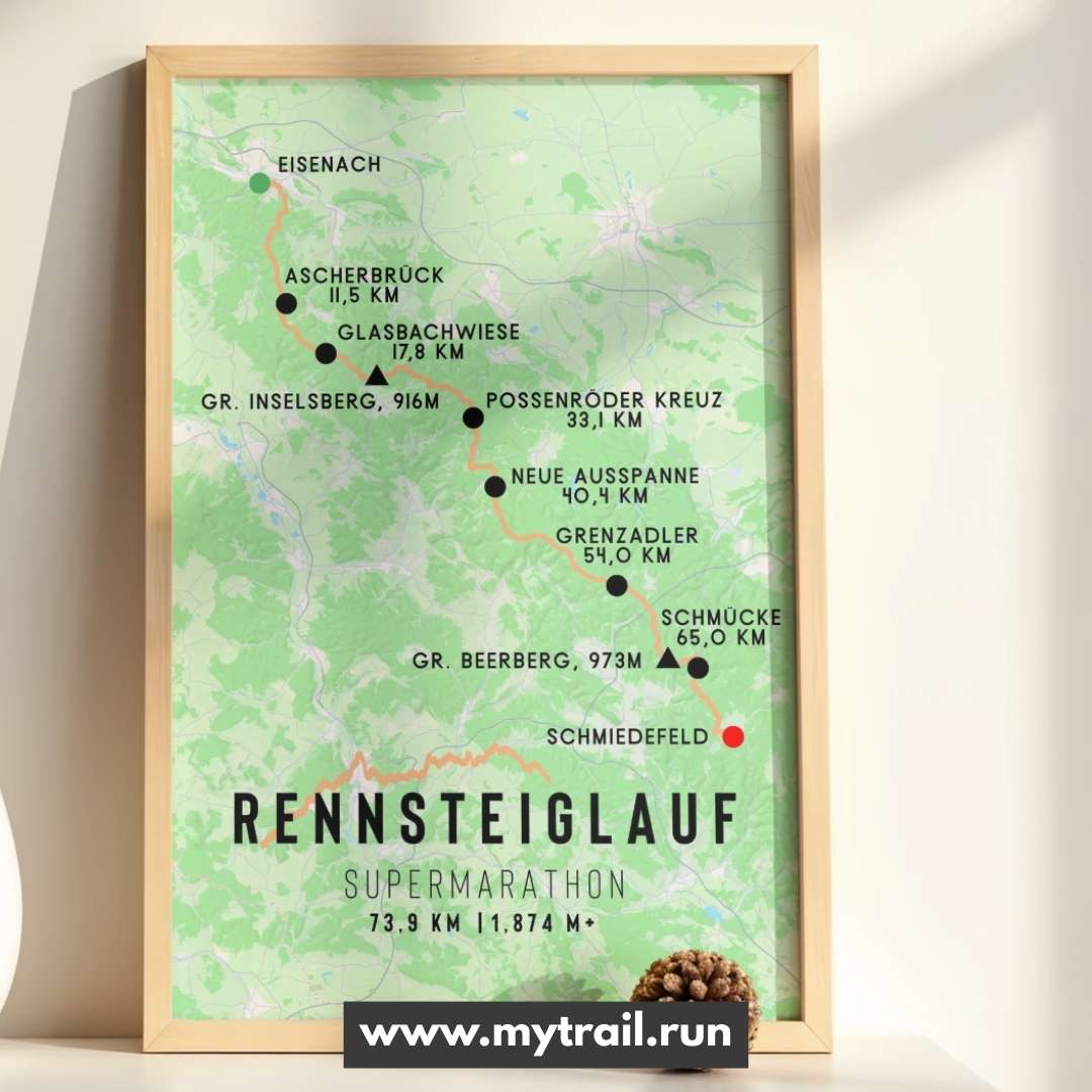 Rennsteiglauf Supermarathon Poster