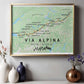 Via Alpina – Grüner Weg - Wanderkarte und Poster