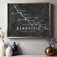 Rennsteig Trail Map Poster
