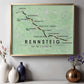Rennsteig Trail Map Poster