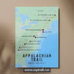 Appalachian Trail Map Poster
