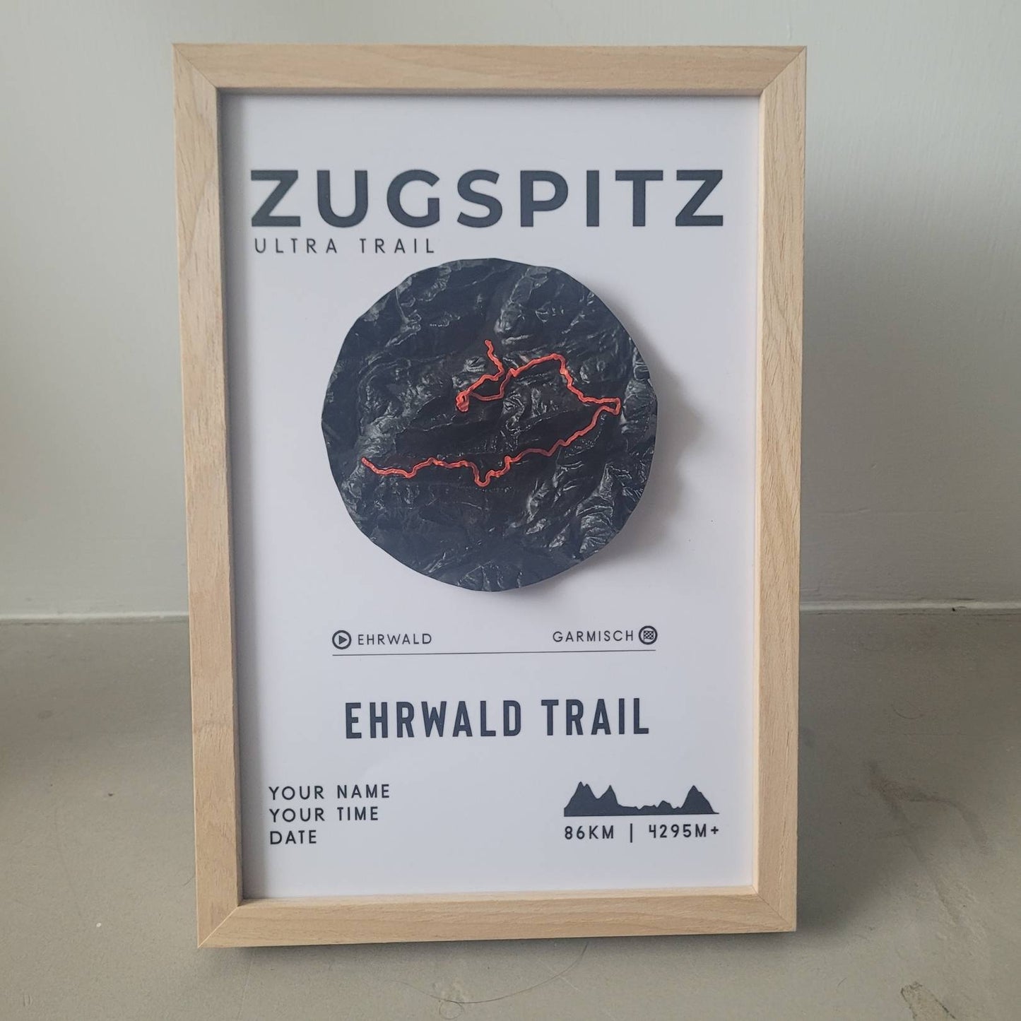 Zugspitz Ultra Trail - Ehrwald Trail 3D Relief