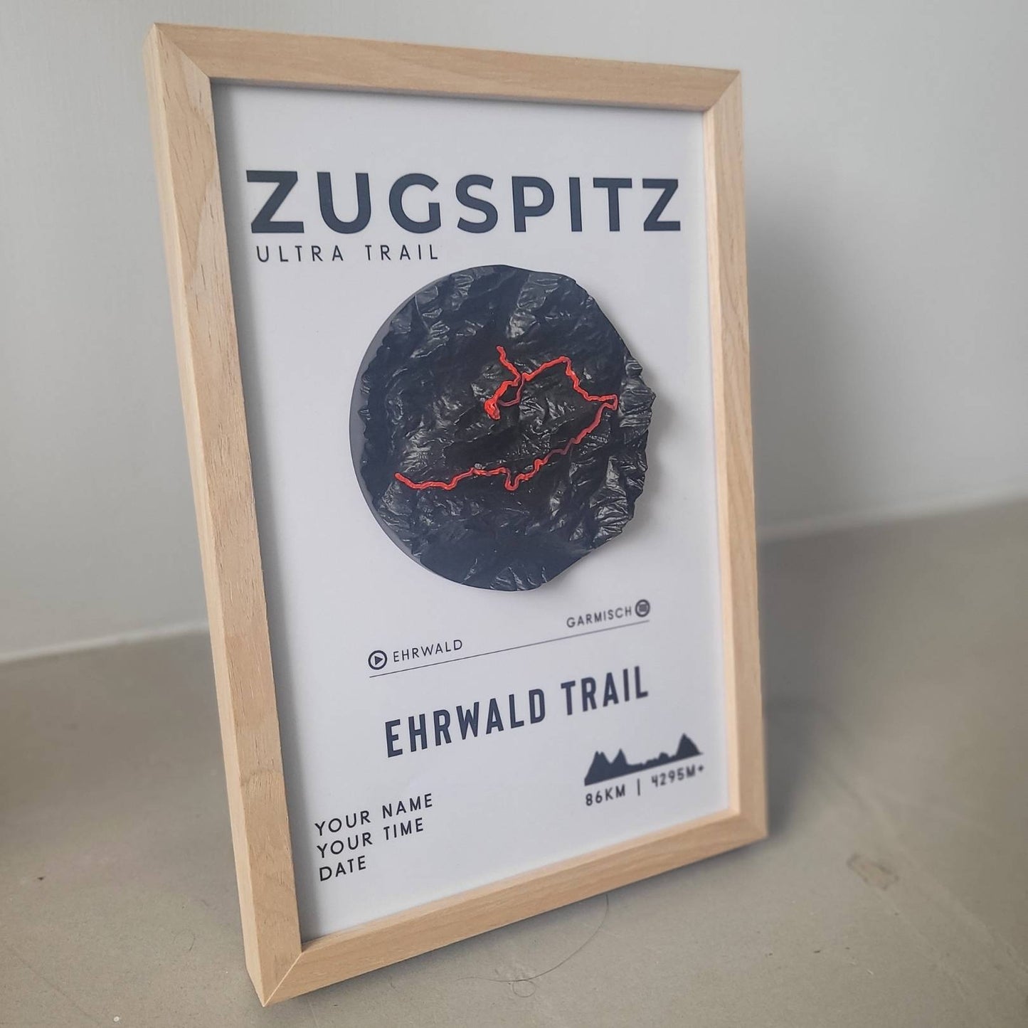 Zugspitz Ultra Trail - Ehrwald Trail 3D Relief