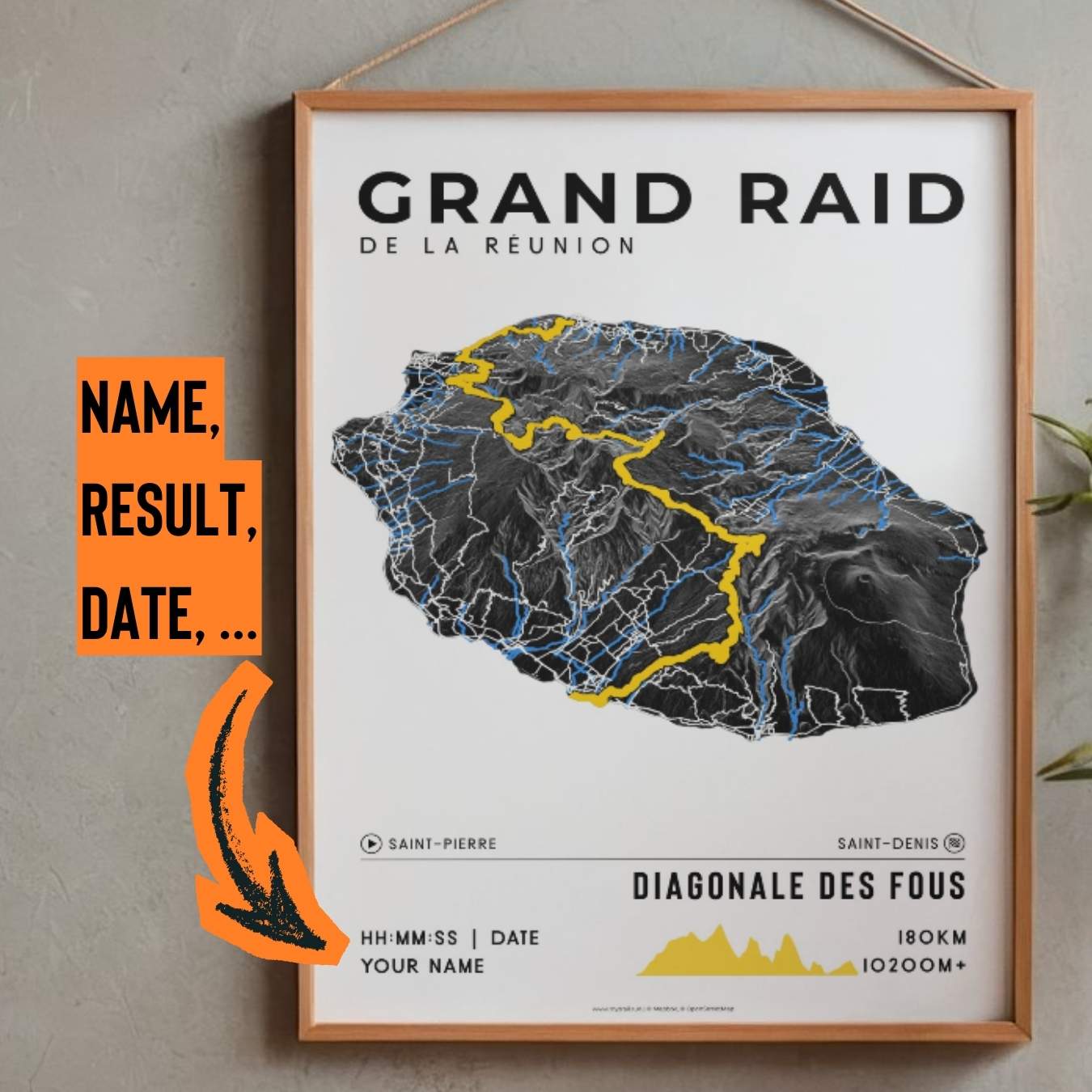 Grand Raid de la Réunion - La Diagonale des Fous Poster