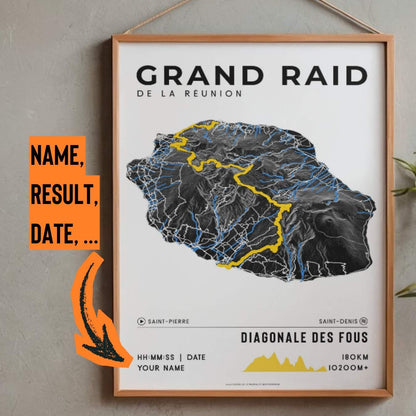 Grand Raid de la Réunion - La Diagonale des Fous Poster