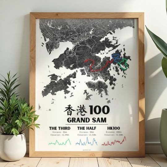 Hong Kong 100 - 香港100 | Grand Sam | Rennplakat
