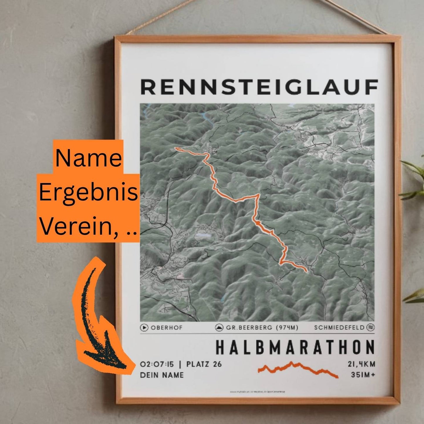 Rennsteiglauf Half Marathon Poster