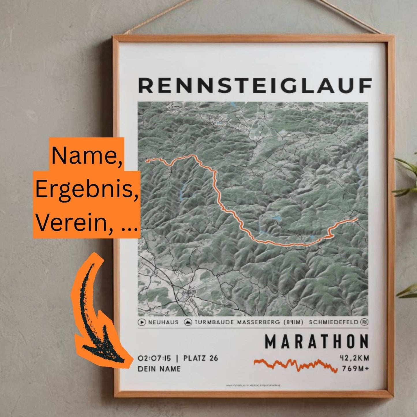 Rennsteiglauf Marathon Poster
