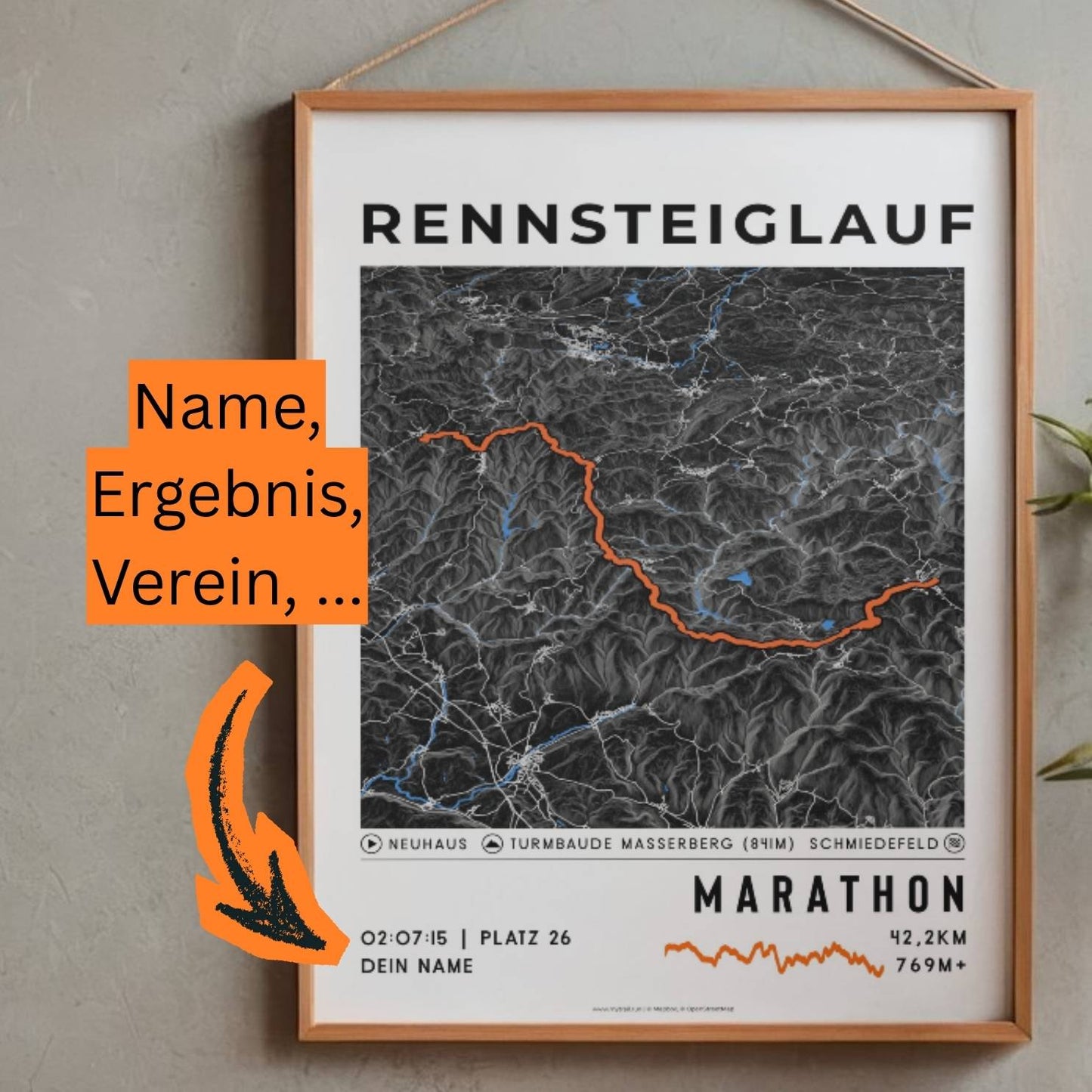 Rennsteiglauf Marathon Poster