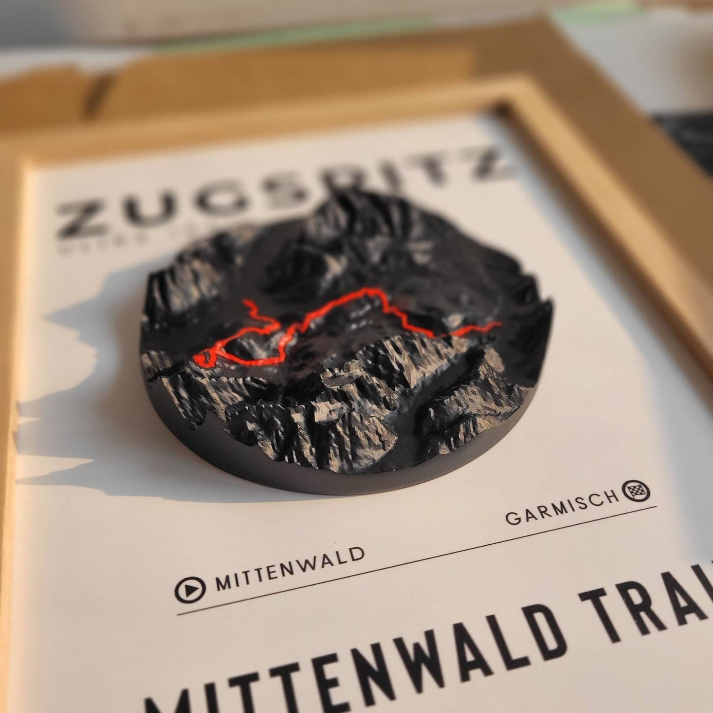 Zugspitz Ultra Trail - Mittenwald Trail 3D Relief