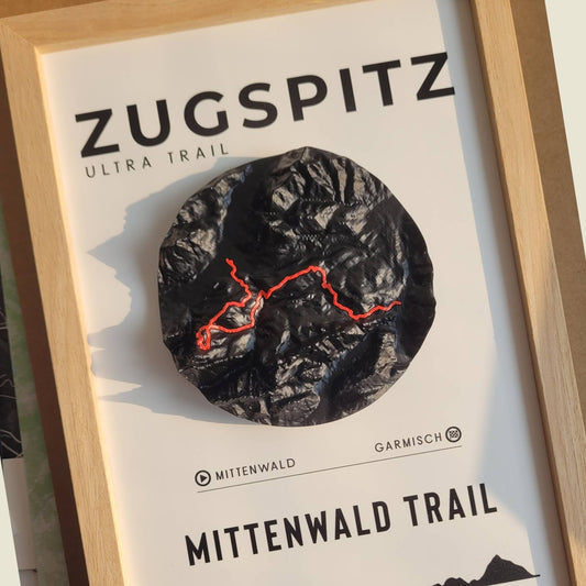 Zugspitz Ultra Trail - Mittenwald Trail 3D Relief