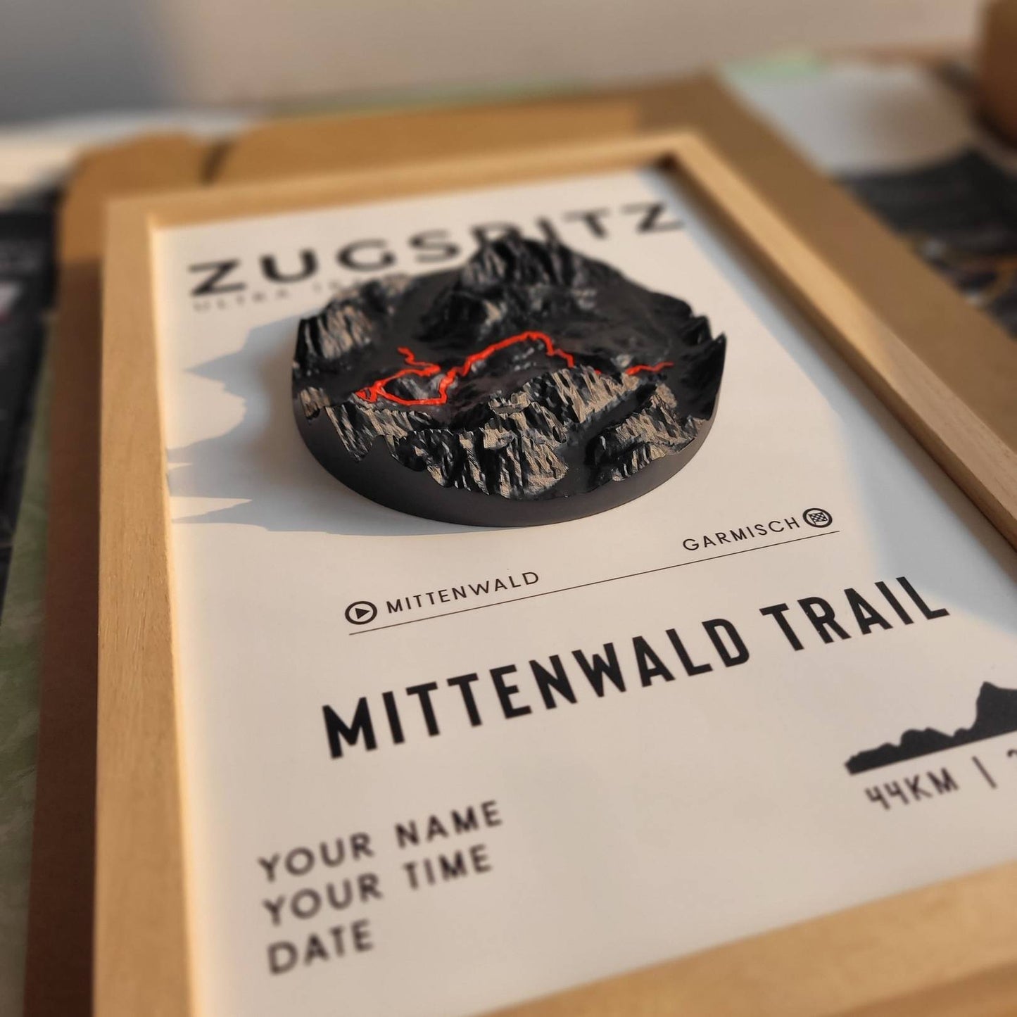 Zugspitz Ultra Trail - Mittenwald Trail 3D Relief