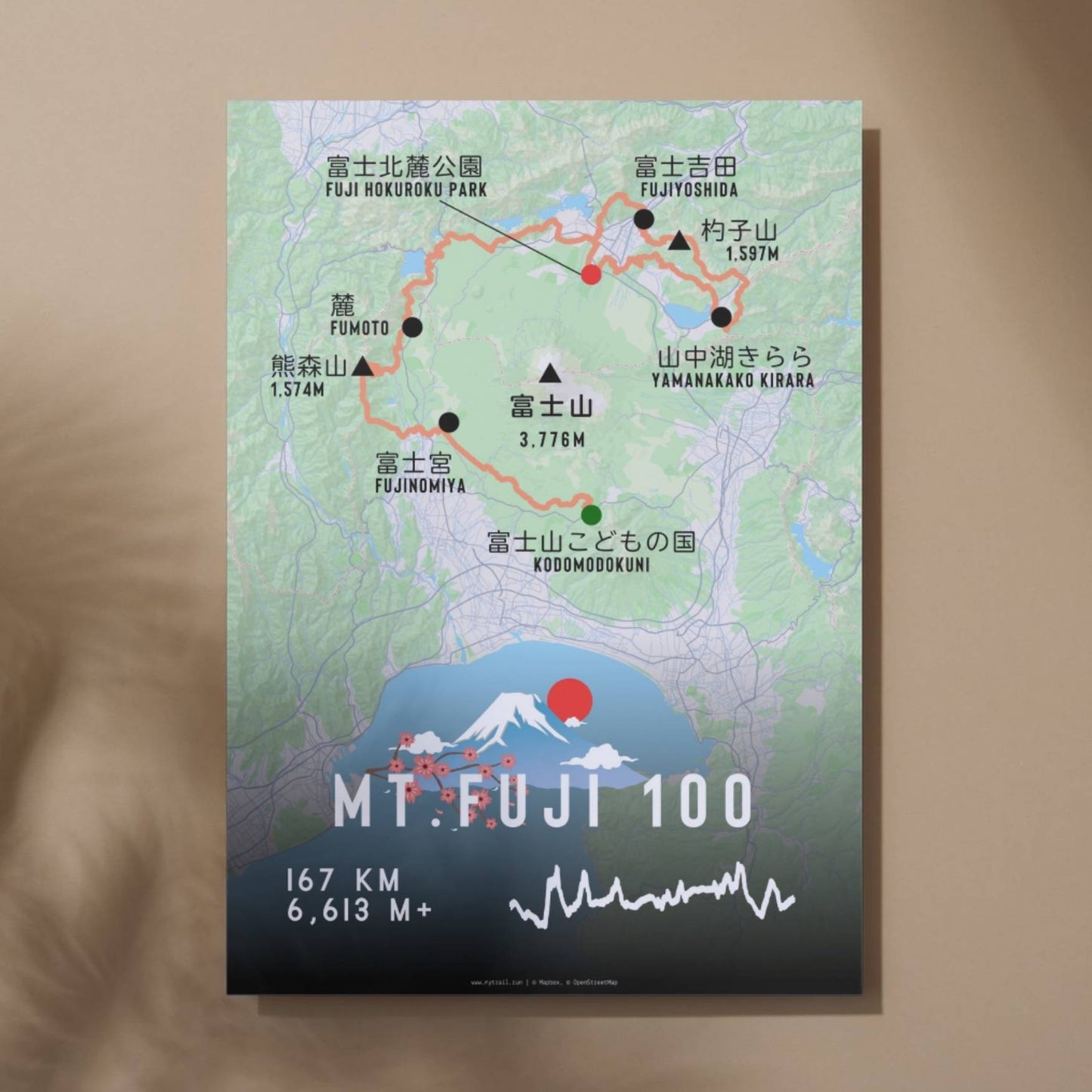 Mt. FUJI100 Race Poster