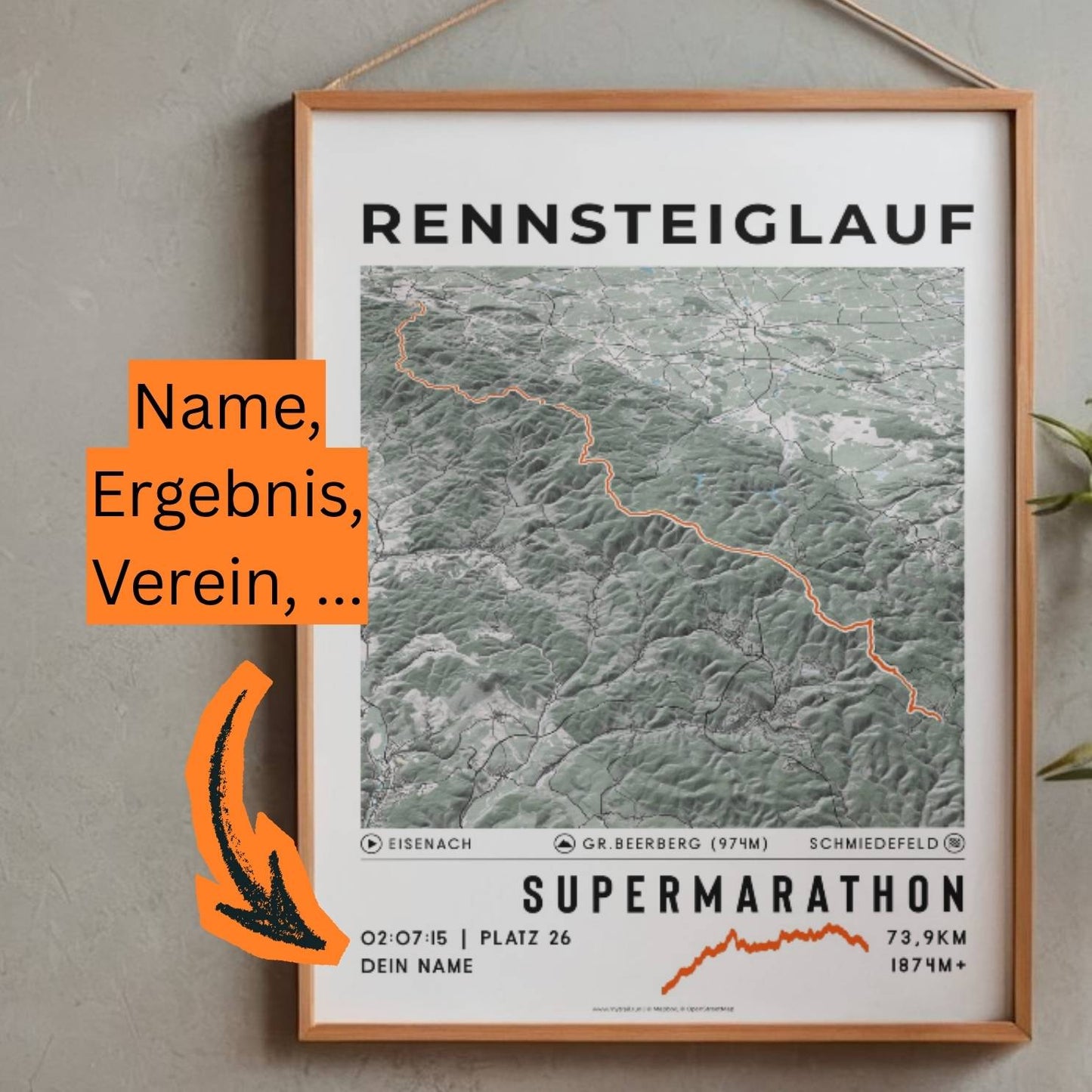 Rennsteiglauf Supermarathon Poster