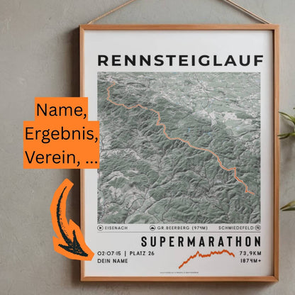 Rennsteiglauf Supermarathon Poster