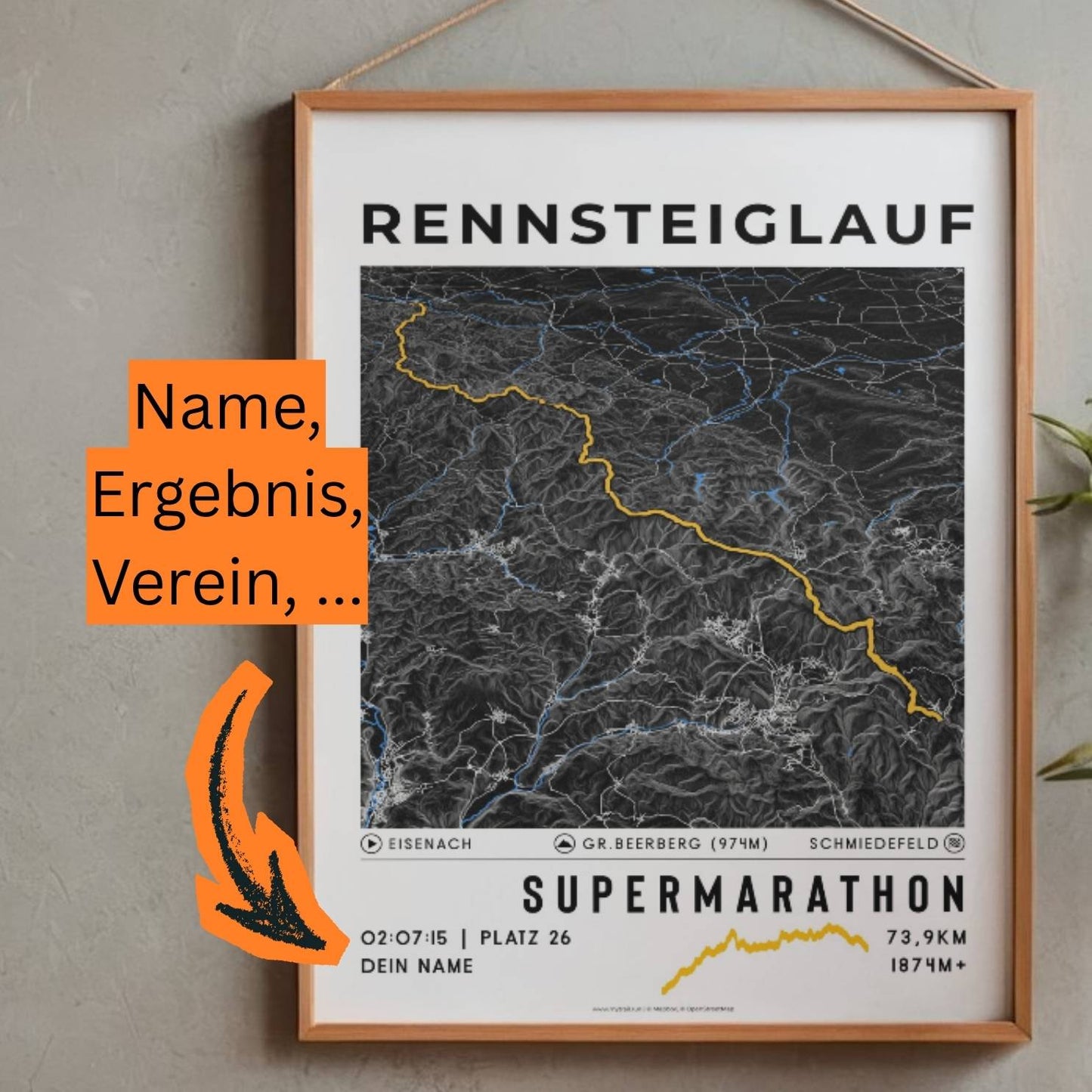 Rennsteiglauf Supermarathon Poster