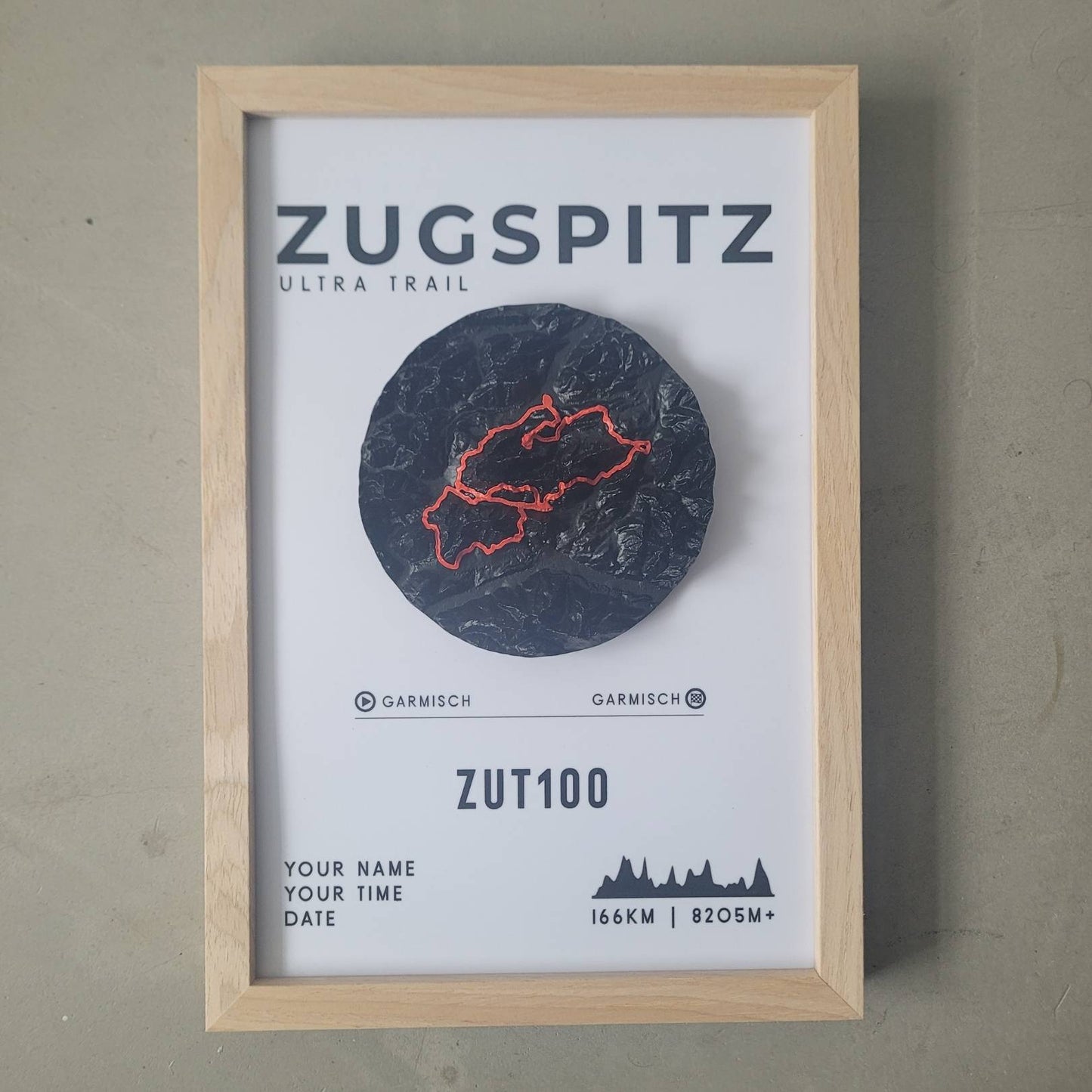 Zugspitz Ultra Trail - ZUT100 3D Relief