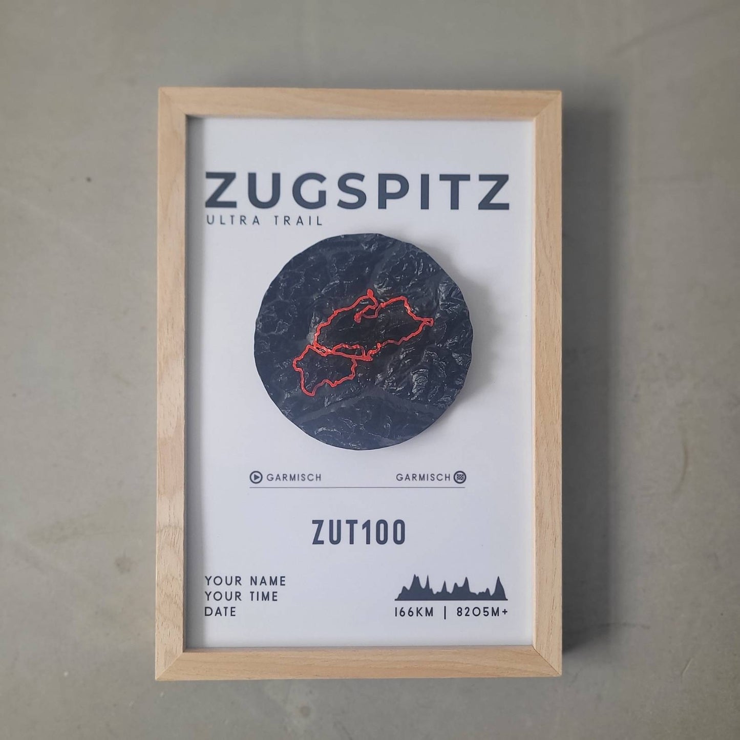 Zugspitz Ultra Trail - ZUT100 3D Relief