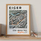 Framed poster of e250 eiger ultra trail light legacy corner