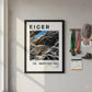 Framed poster of e35 eiger ultra trail dark finisher wall