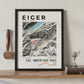 Framed poster of e35 eiger ultra trail light legacy corner